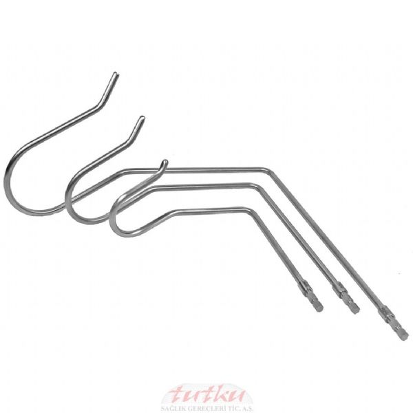 Set Of 6.5mm Nathanson Retractors With Hex Fitting (Small, Medium, and Large) | Tutku Sağlık