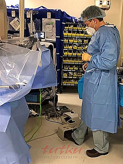 CystoAssist lets the team step back… towards safety
